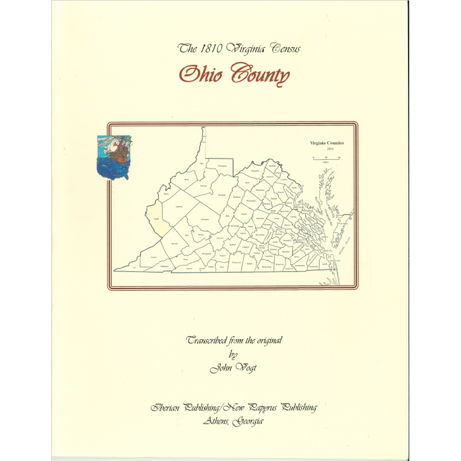Ohio County, [West] Virginia 1810 Federal Census: A Transcription
