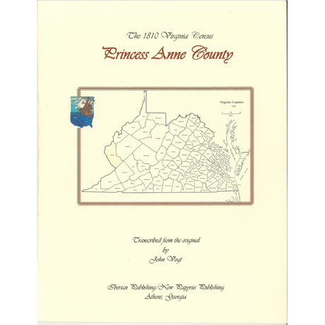 Princess Anne County, Virginia 1810 Federal Census: A Transcription
