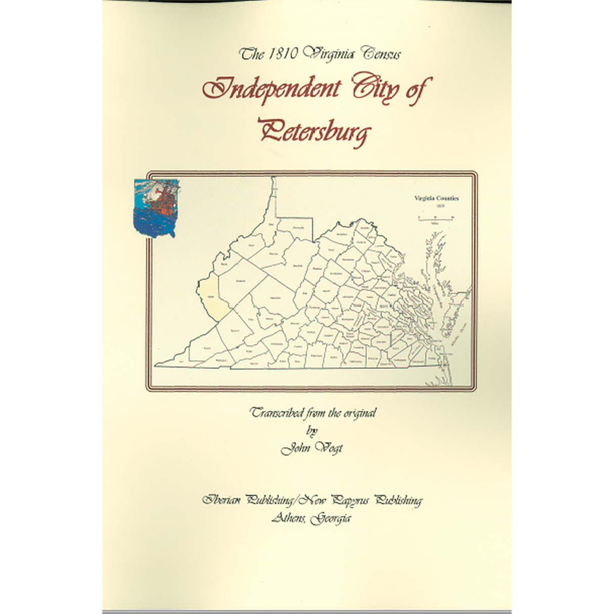 The 1810 Virginia Census: Independent City of Petersburg