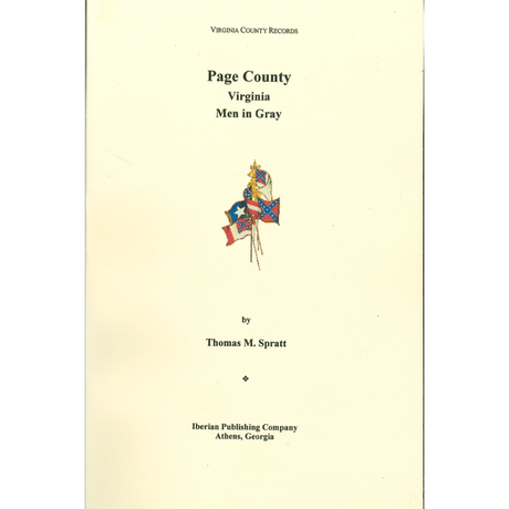 Page County, Virginia Men In Gray