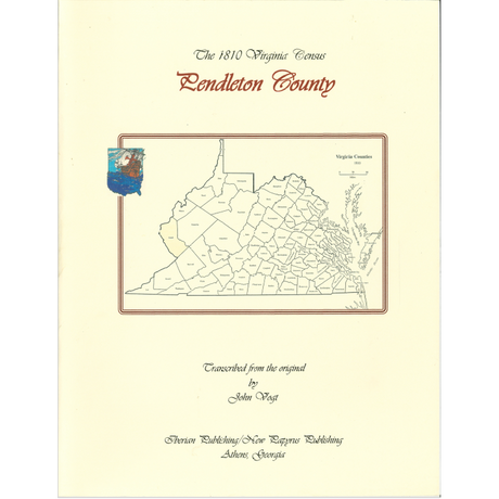 Pendleton County, [West] Virginia 1810 Substitute Census