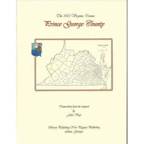Prince George County, Virginia 1810 Federal Census: A Transcription