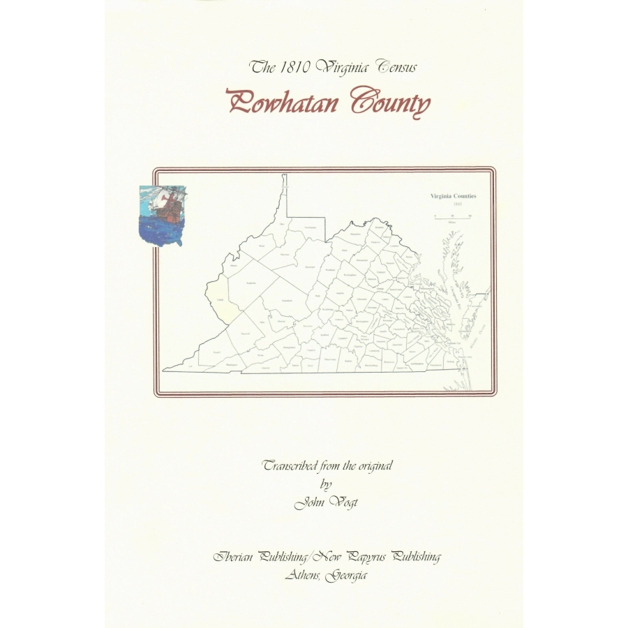 Powhatan County, Virginia 1810 Census