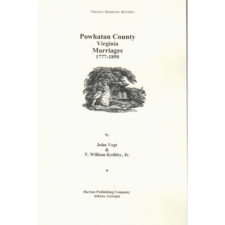 Powhatan County, Virginia Marriages 1777-1850