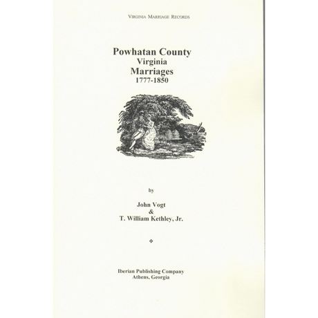 Powhatan County, Virginia Marriages 1777-1850
