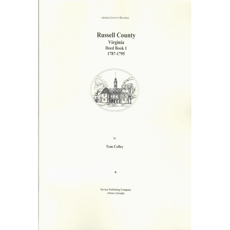 Russell County, Virginia Deed Book 1, 1787-1795