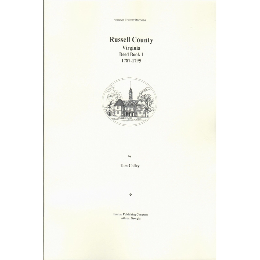 Russell County, Virginia Deed Book 1, 1787-1795