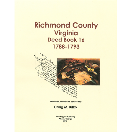 Richmond County, Virginia Deed Book 16, 1788-1793