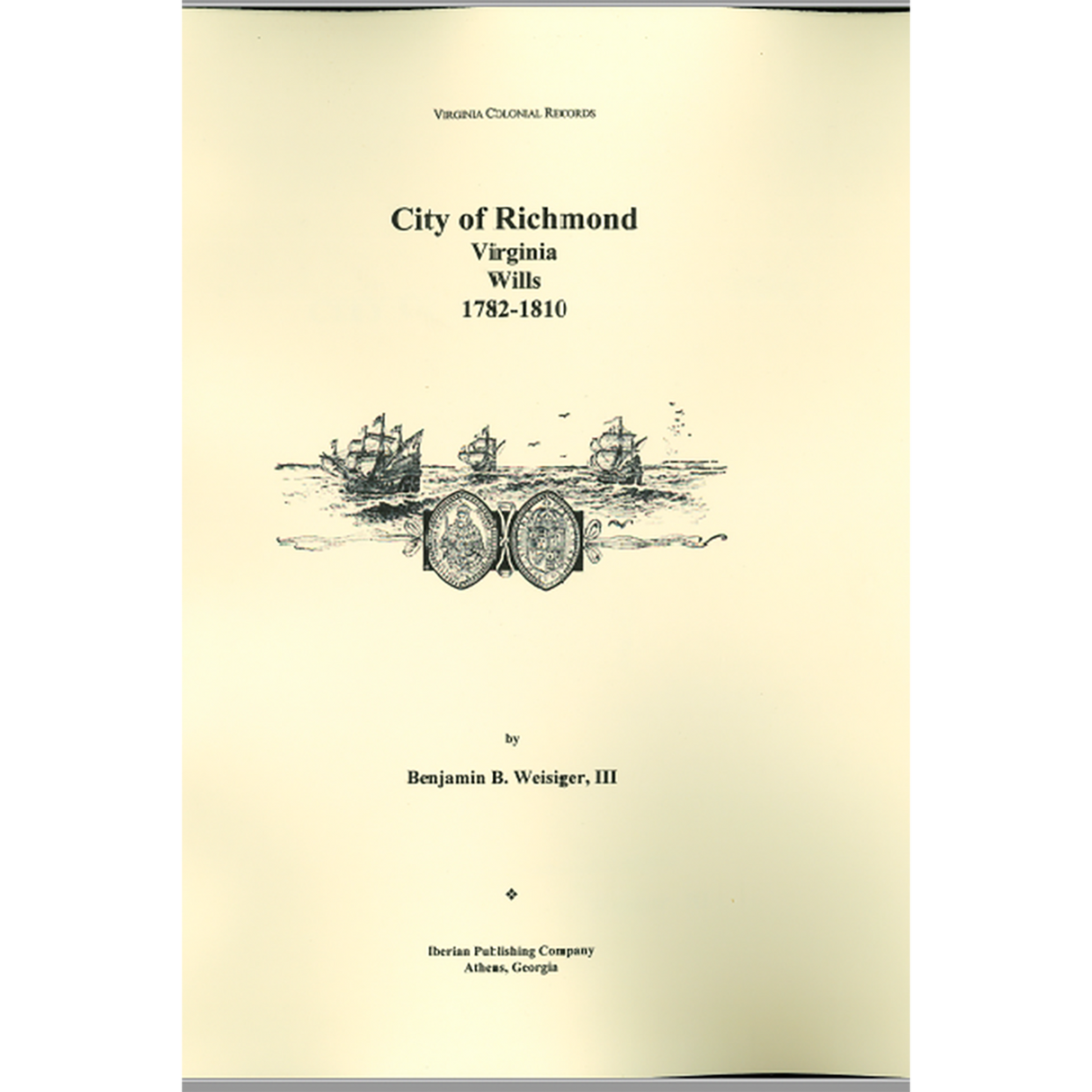 City of Richmond, Virginia Wills 1782-1810
