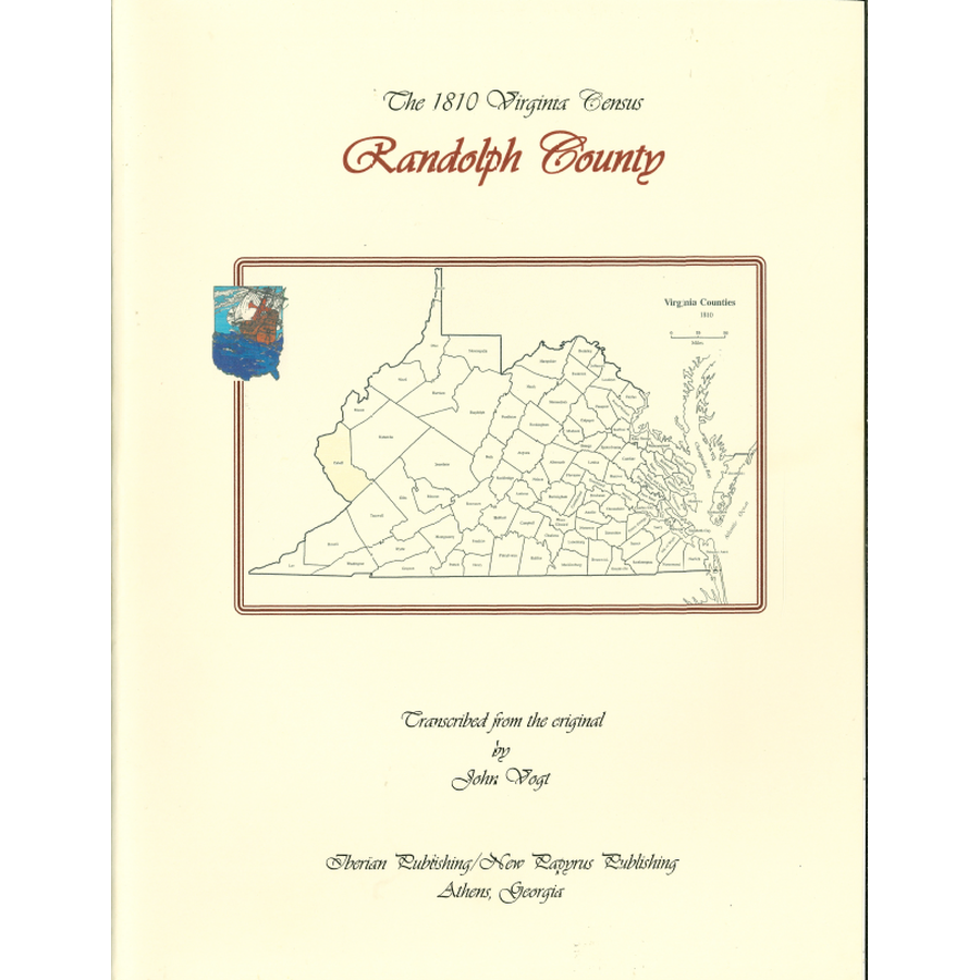 Randolph County, [West] Virginia 1810 Federal Census: A Transcription