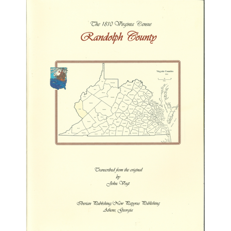 Randolph County, [West] Virginia 1810 Federal Census: A Transcription