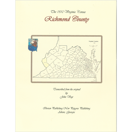 Richmond County, Virginia 1810 Census