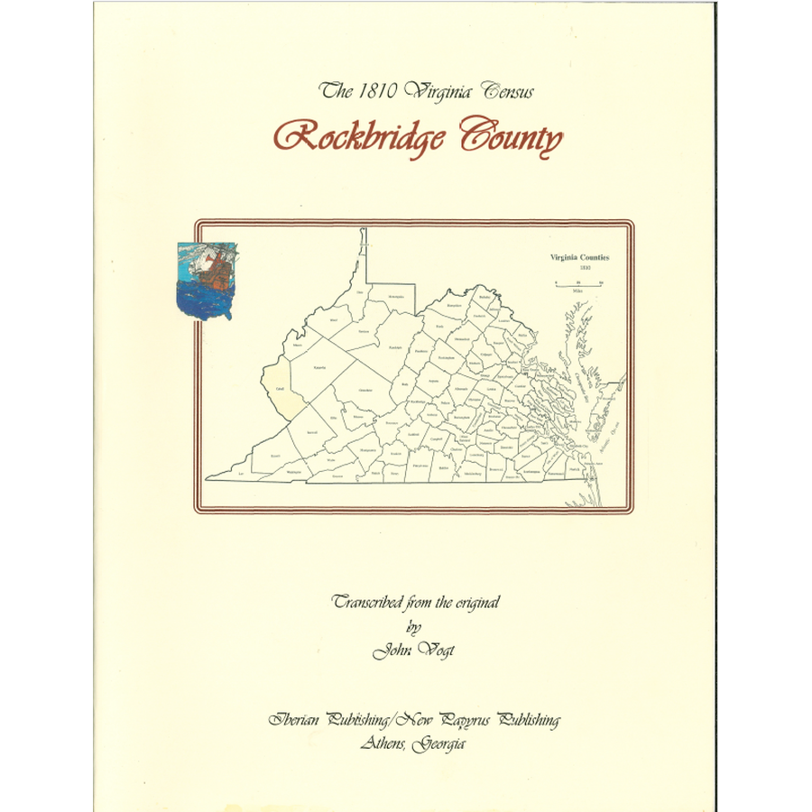 Rockbridge County, Virginia 1810 Census