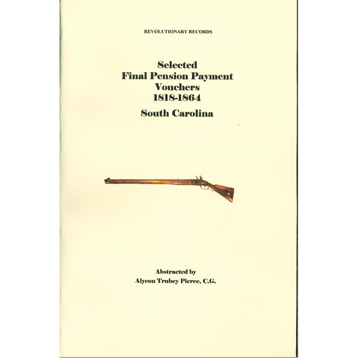 South Carolina Final Pension Payments, 1818-1864