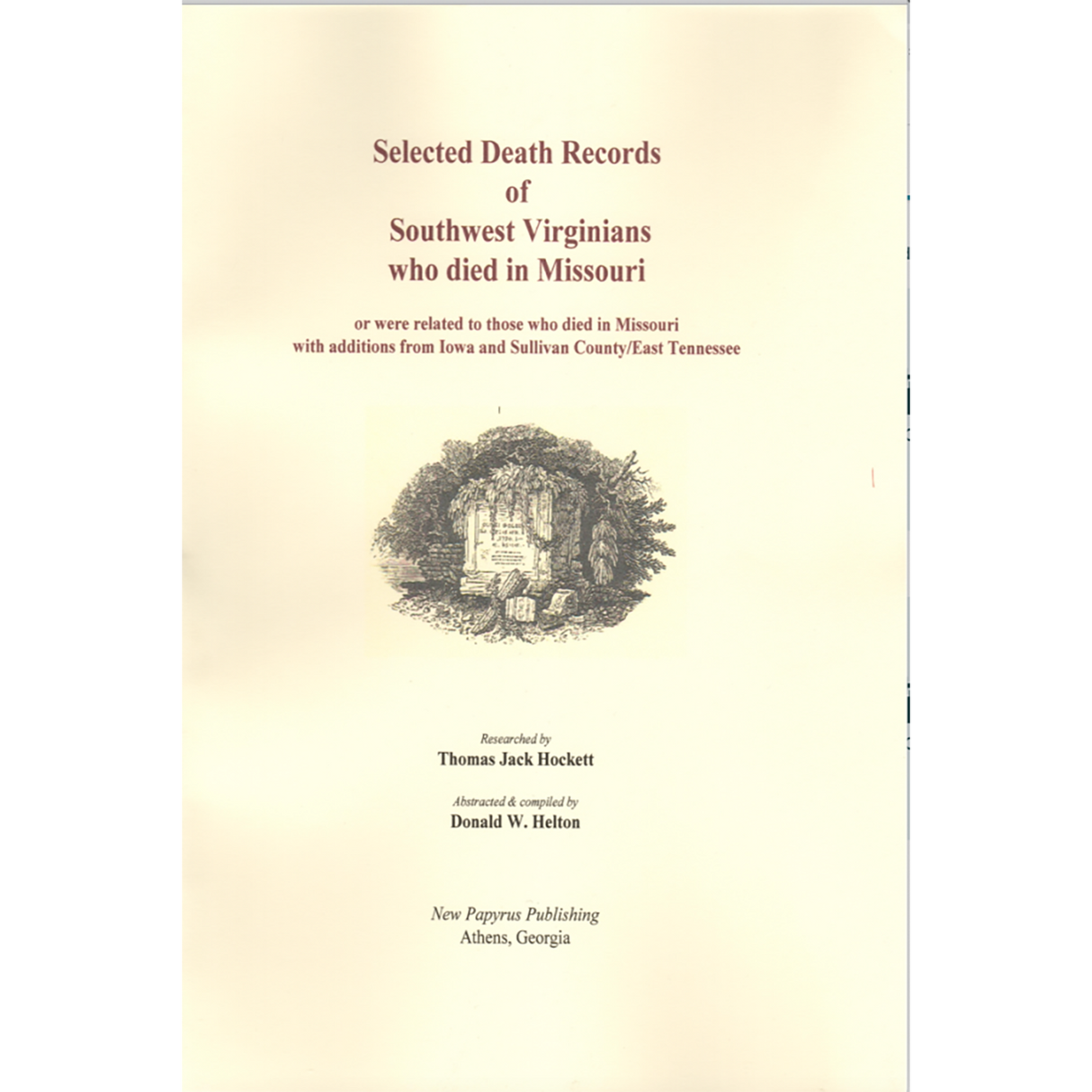 Selected Death Records of Southwest Virginians who Died in Missouri (or were related to those who died in Missouri)