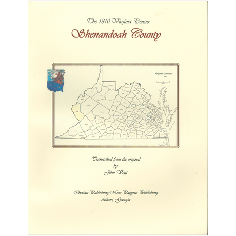 Shenandoah County, Virginia 1810 Census