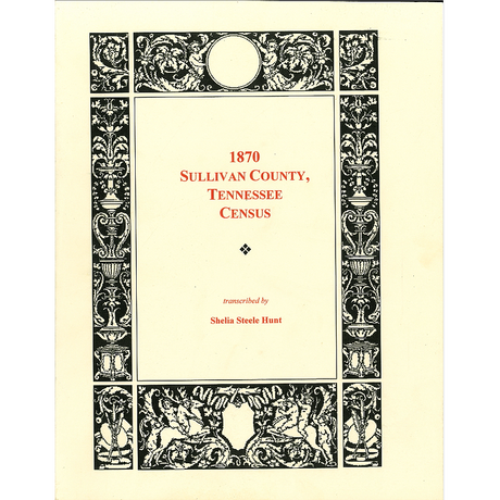 1870 Sullivan County, Tennessee Census