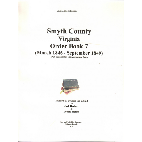 Smyth County, Virginia Order Book 7, 1846-1849