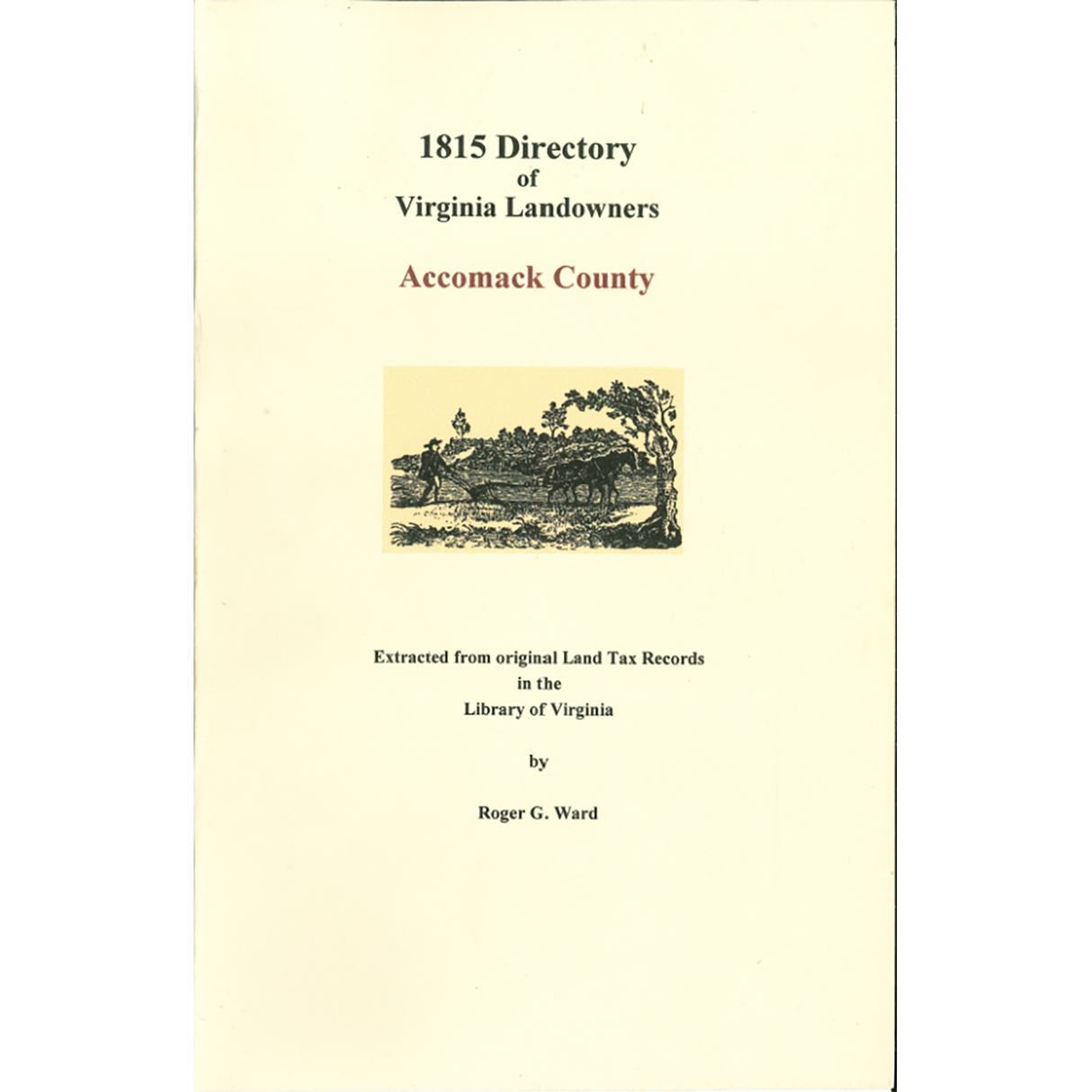 Accomack County, Virginia 1815 Directory of Landowners