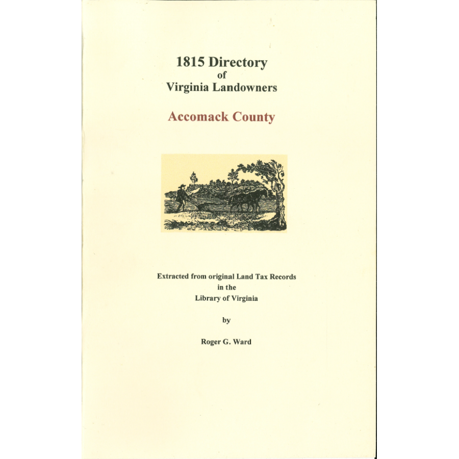 Accomack County, Virginia 1815 Directory of Landowners
