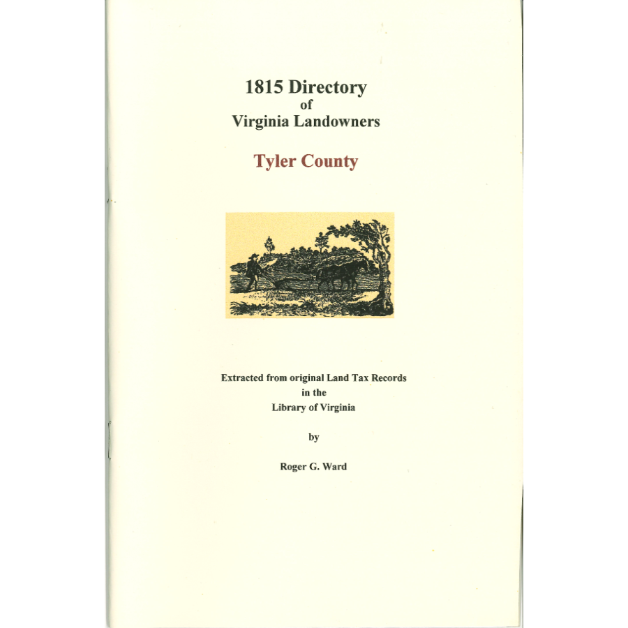 Tyler County, [West] Virginia 1815 Directory of Landowners