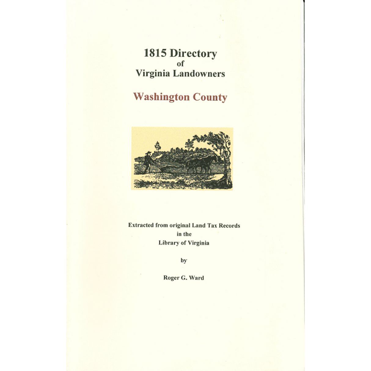 Washington County, Virginia 1815 Directory of Landowners
