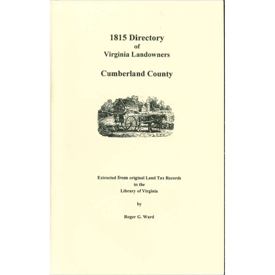 Cumberland County, Virginia 1815 Directory of Landowners
