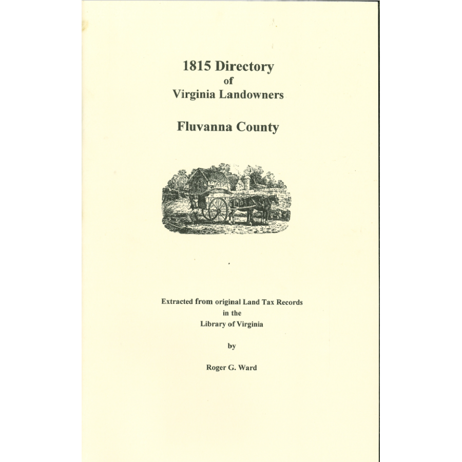 Fluvanna County, Virginia 1815 Directory of Landowners