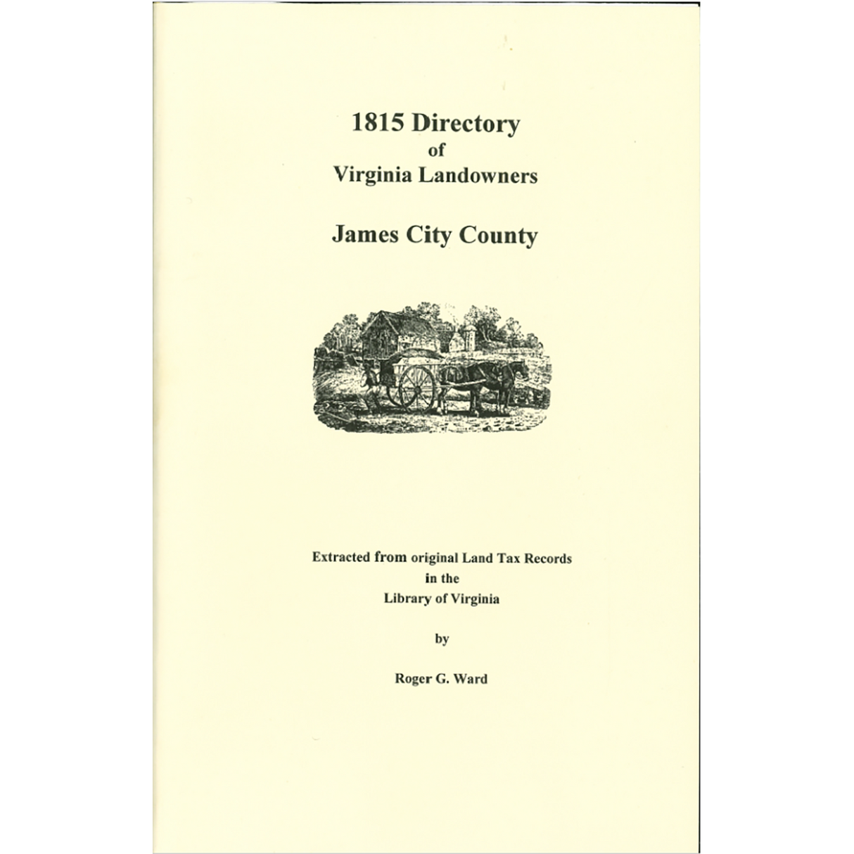 James City County, Virginia 1815 Directory of Landowners
