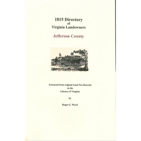 Jefferson County, [West] Virginia 1815 Directory of Landowners