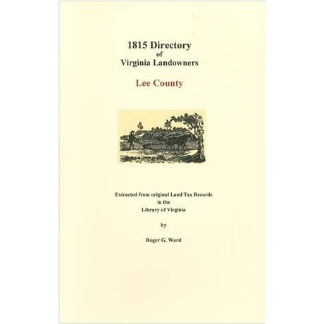 Lee County, Virginia 1815 Directory of Landowners