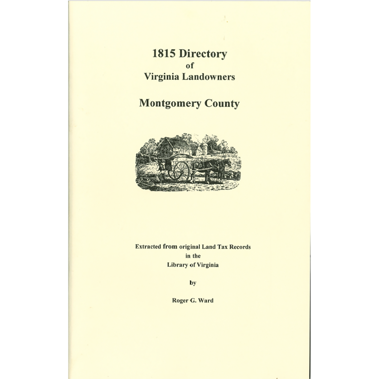 Montgomery County, Virginia 1815 Directory of Landowners