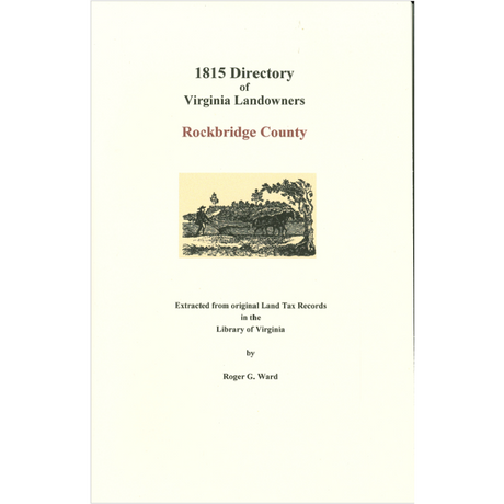 Rockbridge County, Virginia 1815 Directory of Landowners