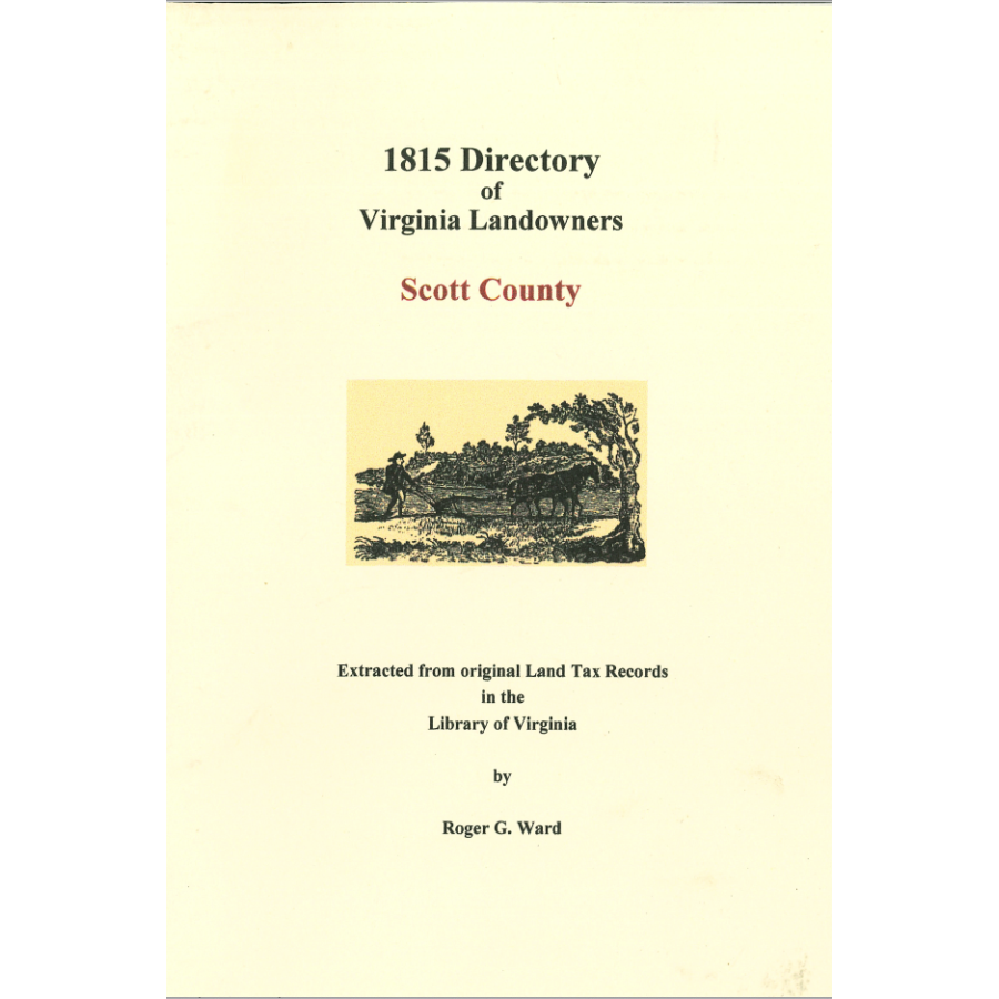 Scott County, Virginia 1815 Directory of Landowners