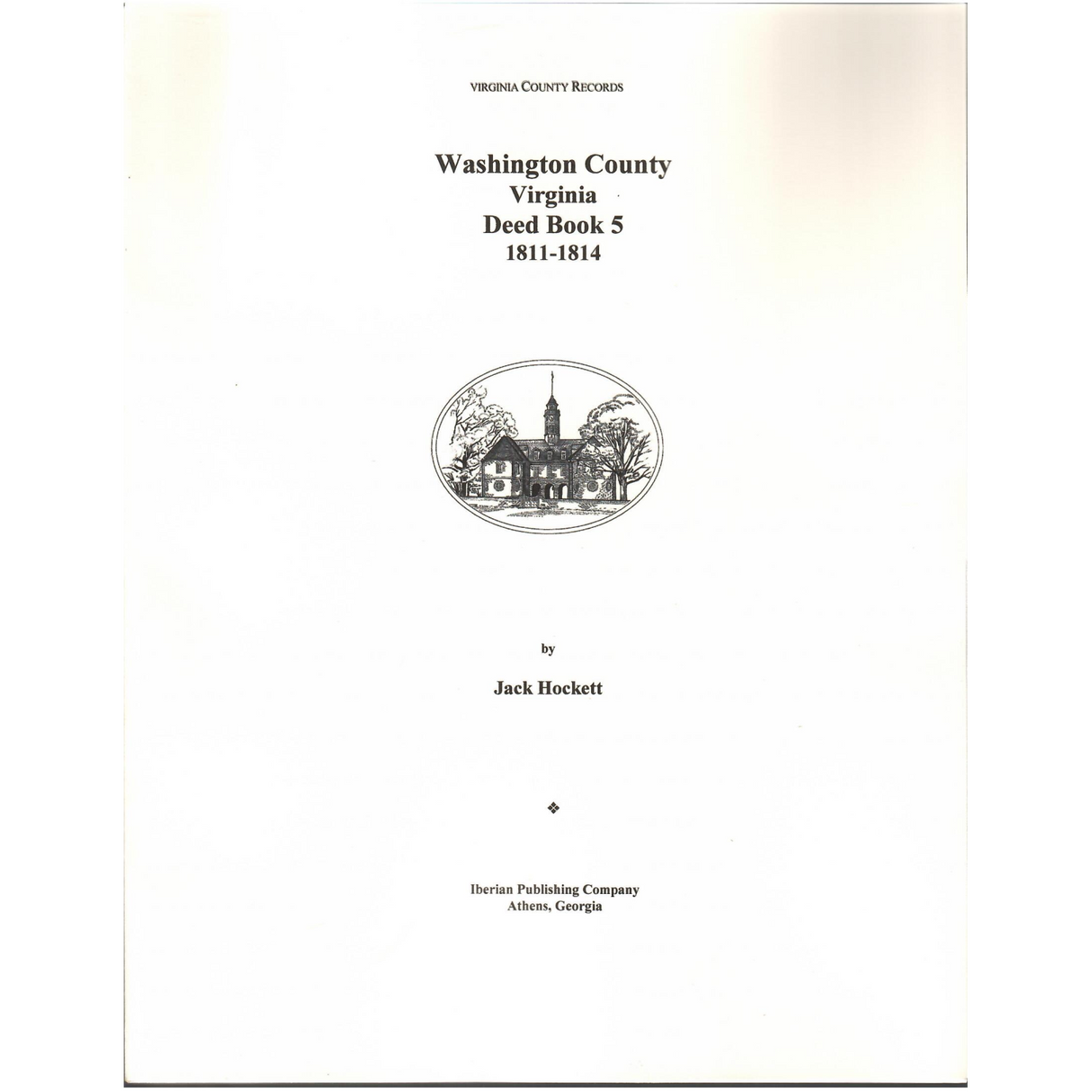 Washington County, Virginia Deed Book 5, November 1811-November 1814