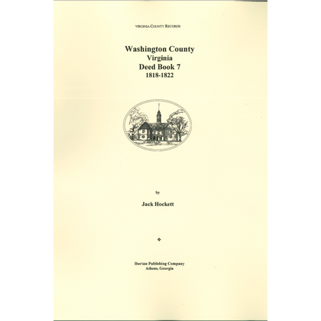 Washington County, Virginia Deed Book 7, 1818-1822