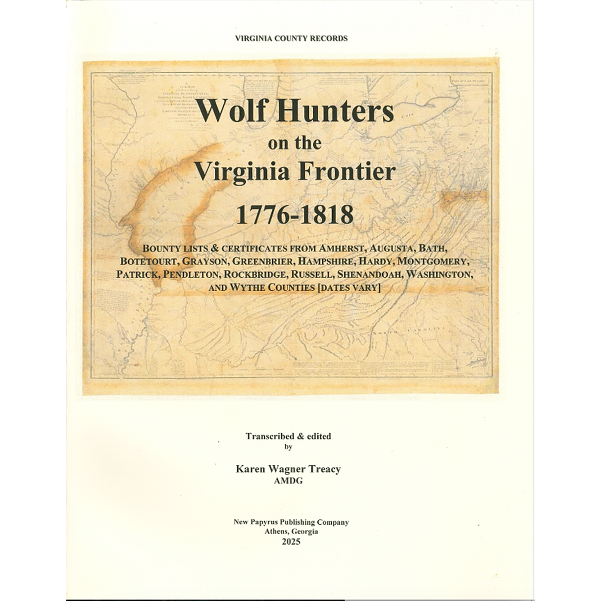 Wolf Hunters on the Virginia Frontier 1776-1818