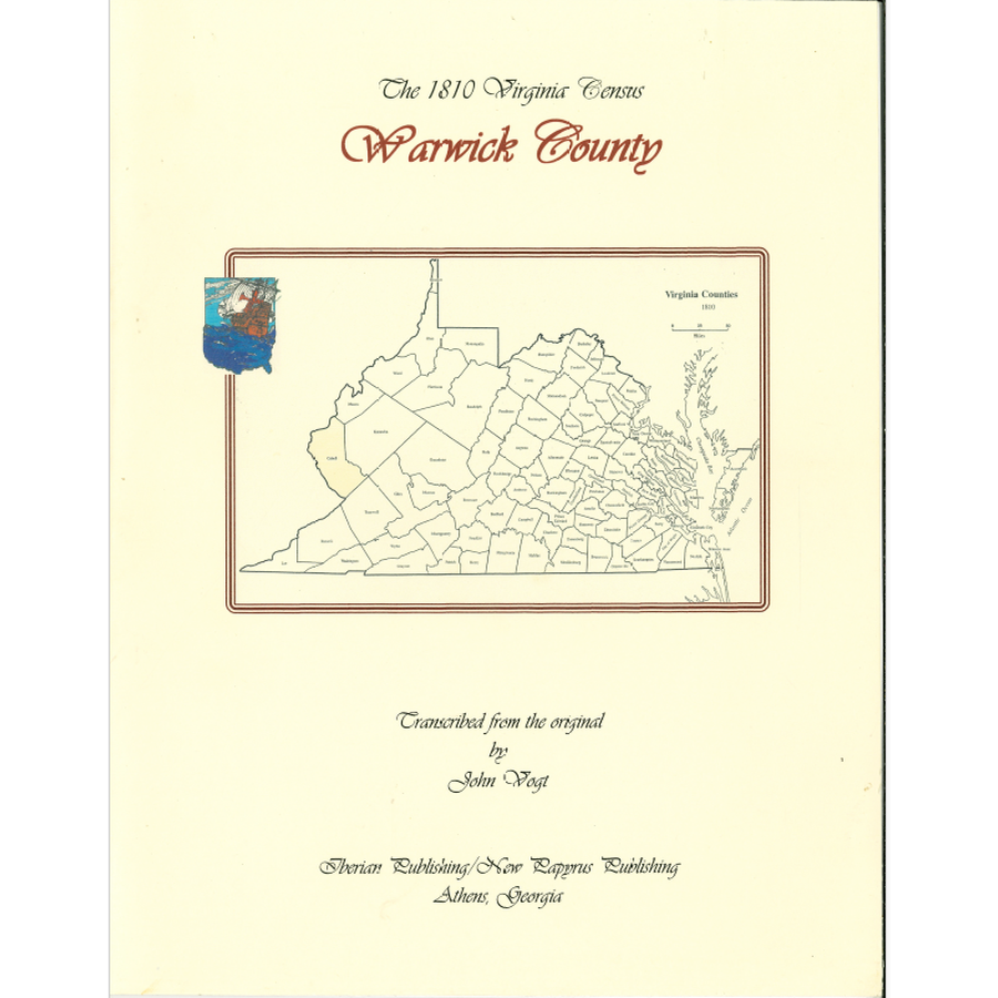 Warwick County, Virginia 1810 Census
