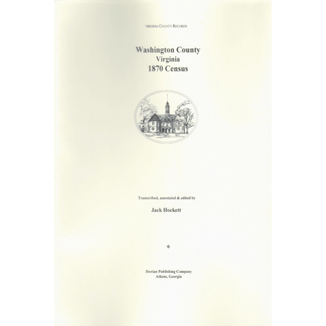 1870 Washington County, Virginia Federal Census