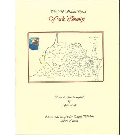 York County, Virginia 1810 Census
