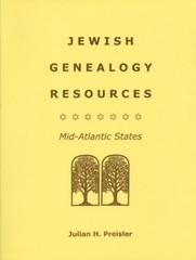 Jewish Genealogy Resources Mid-Atlantic States