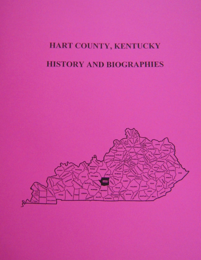 Hart County, Kentucky History and Biographies
