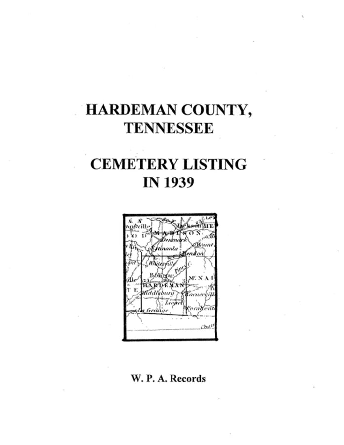 Hardeman County, Tennessee Cemetery Listing