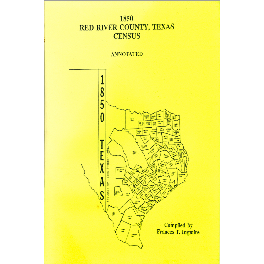 1850 Red River County, Texas Census