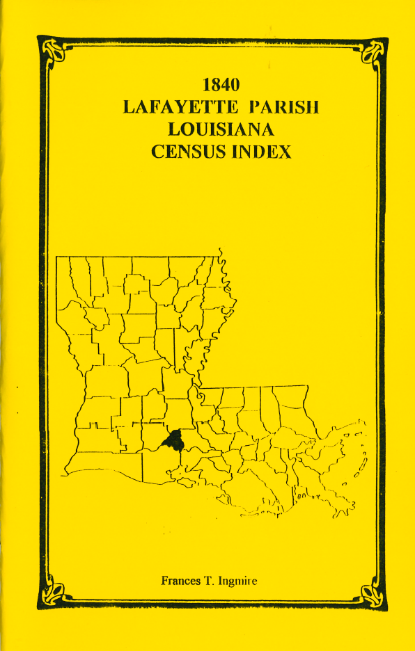 1840 Lafayette Parish, Louisiana Census Index