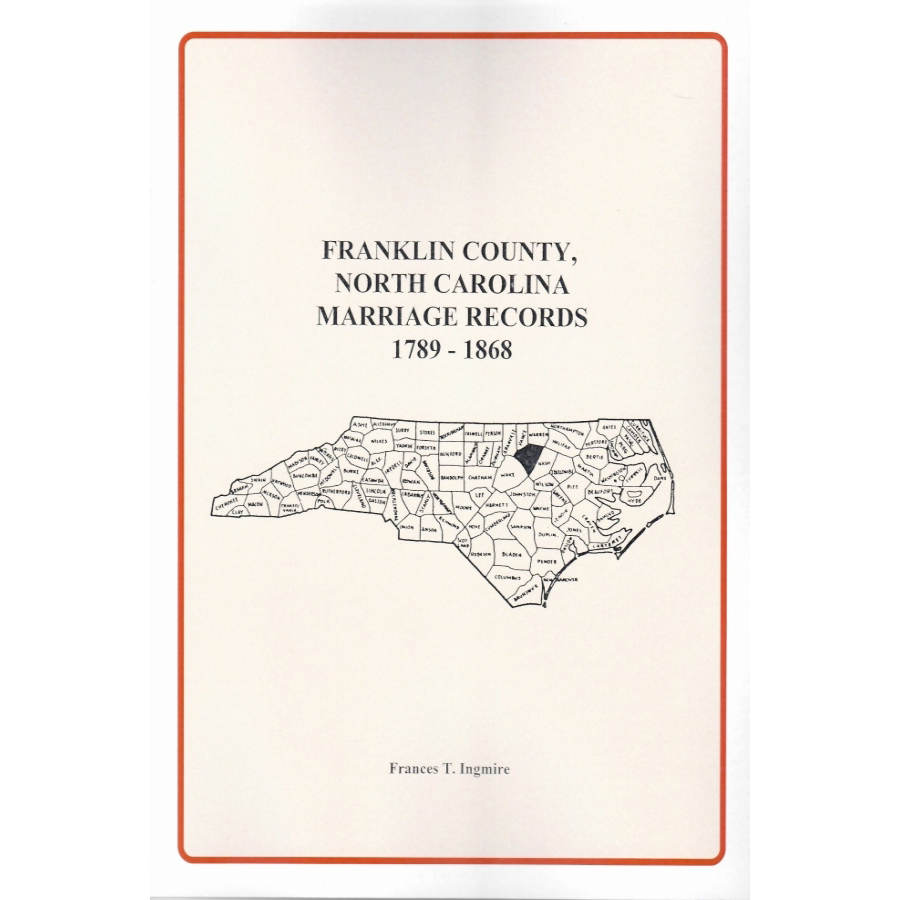 Franklin County, North Carolina Marriage Records, 1789-1868