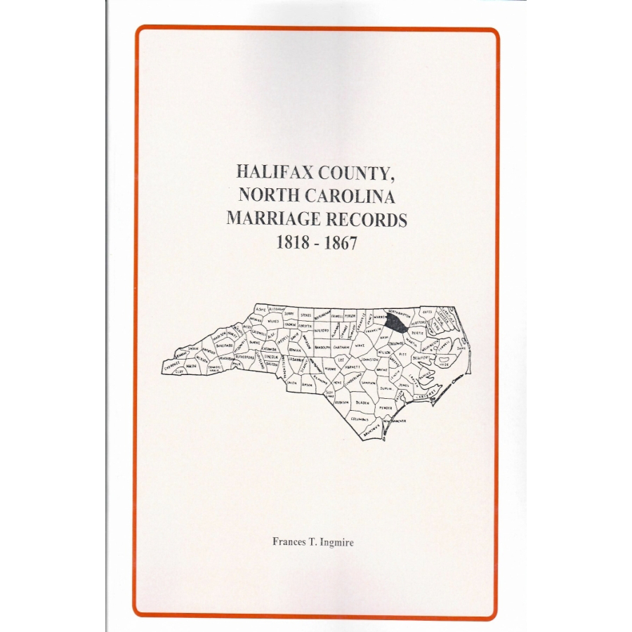 Halifax County, North Carolina Marriage Records, 1818-1867