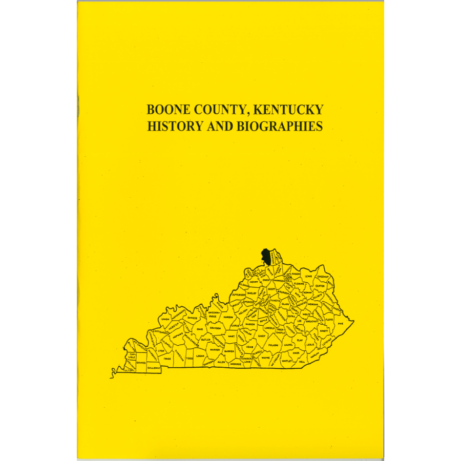 Boone County, Kentucky History and Biographies