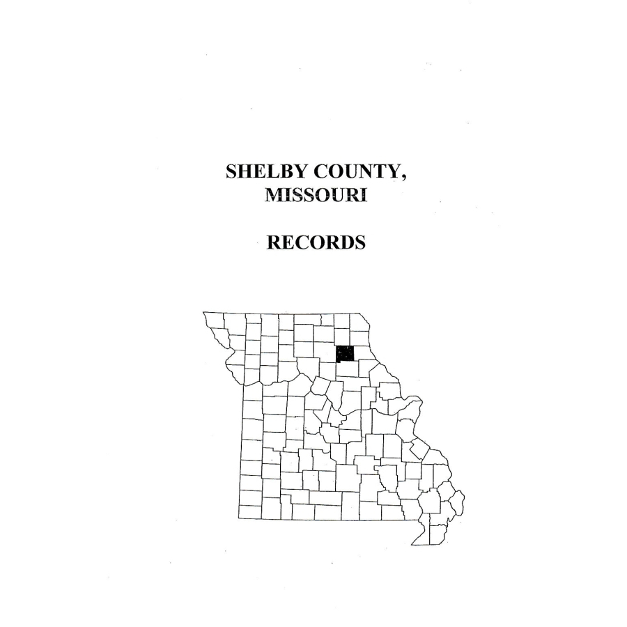 Shelby County, Missouri Records