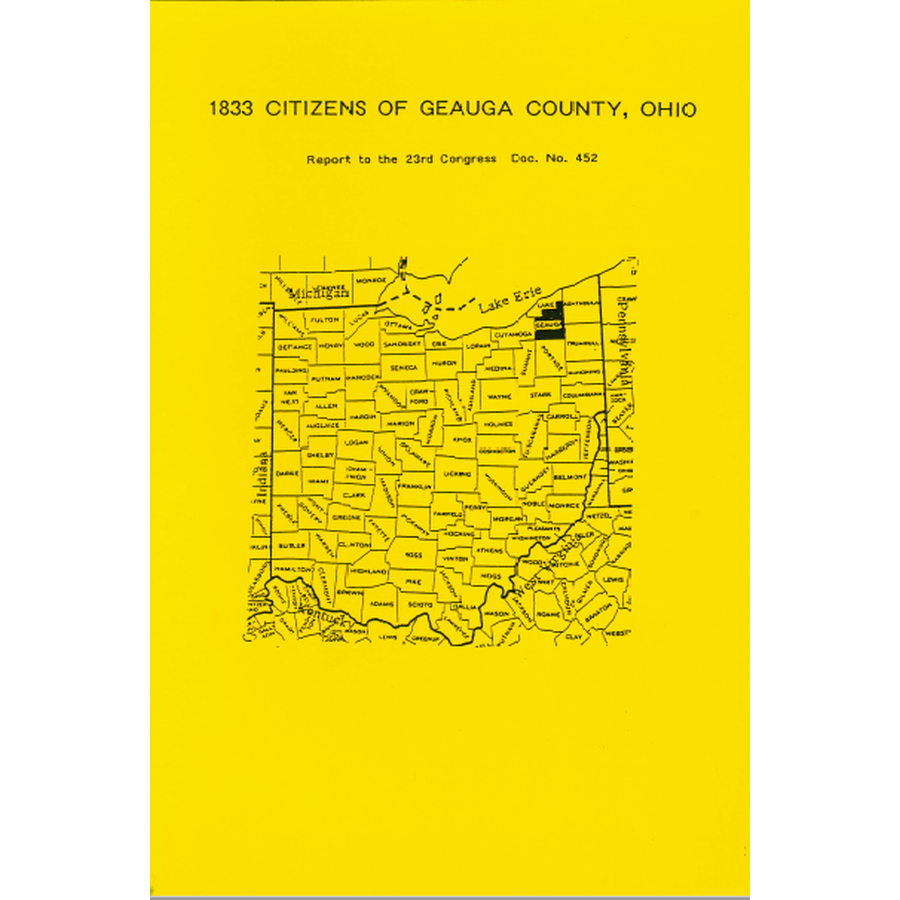 1833 Citizens of Geauga County, Ohio